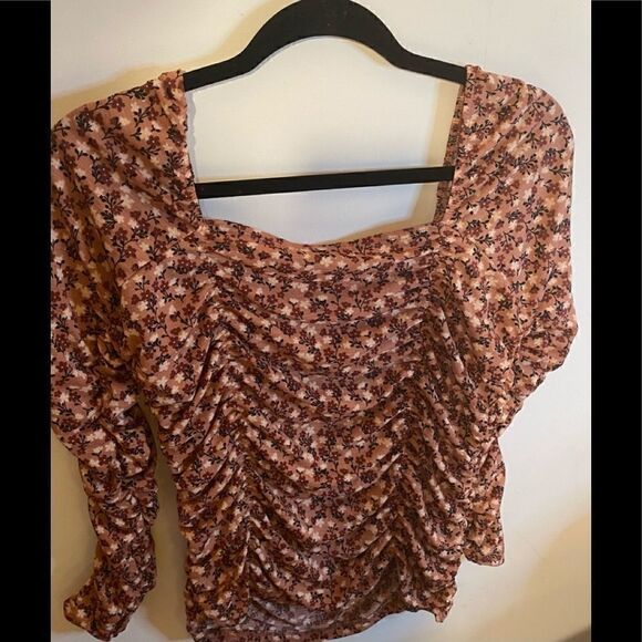 🛍Jolie & jog Ruch Raglan Women’s floral Top Size: Large - Picture 7 of 9